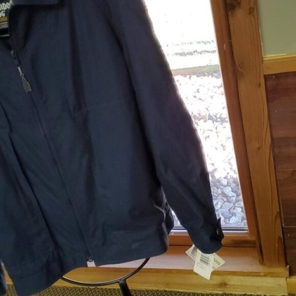 London Fog Lawrence Cinched Removable Insulated Liner Blue Sz. 42R Jacket - Picture 3 of 15